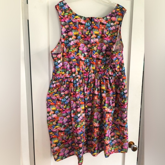 Retrolicious size 4X dress Cactus flowers Southwest bright colorful USA made - Picture 5 of 14